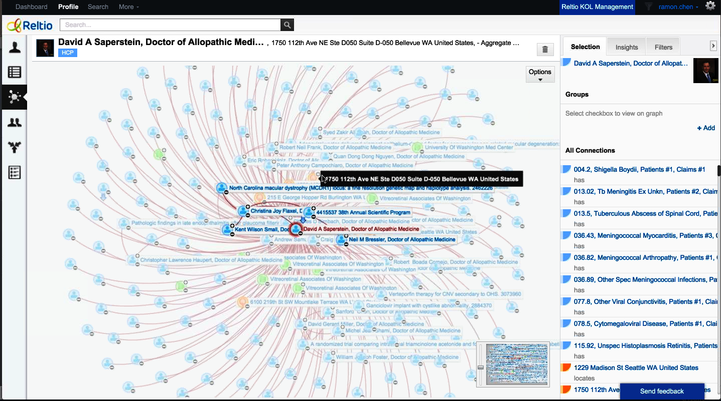 Reltio's browser-based interface gives B2B salesmen a leg up on using big data to spot prospcts